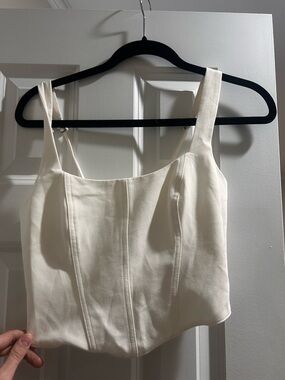 Abercrombie & Fitch Cropped Corset Top